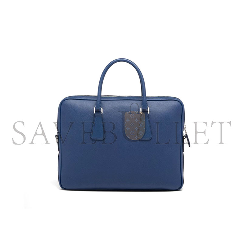 Pra*a saffiano leather briefcase 2ve368 (36*28*4cm)